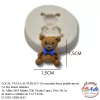MOLDE SILICONA MS0069 - OSITO MINI CON MOÑO 3CM - comprar online