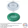 MOLDE SILICONA MS0076 - PORTAVELAS CIRCULAR REDONDEADO 8,7CM - comprar online