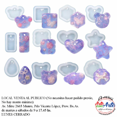 MOLDE SILICONA MS0010 - DIJES LLAVEROS GATO X UNID. - comprar online