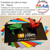 CARTULINAS COLOR EN MASA ART NATURE 200 GRS x 10 Hojas COLORES SURTIDOS tamaño A4 - 3 CUOTAS SIN INTERES - DESCUENTOS POR PAGO EFECTIVO, DEBITO Y CREDITO EN UN PAGO