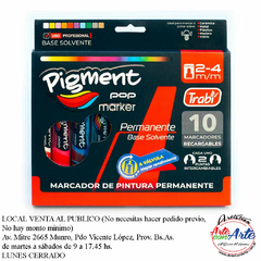 TRABI MARCADOR VALVULA PINGMENTPOP2 2-4MM X10UNID. SURT. - comprar online