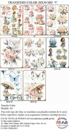 TRANSFERS COLOR 20X30CM A4 MD "C" - comprar online