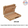 VALIJA PINTOR CAJA PARA PINTOR CON PALETA 39X30X7,1CM - AHX-2B - 3 CUOTAS SIN INTERES - DESCUENTOS POR PAGO EFECTIVO, DEBITO Y CREDITO EN UN PAGO