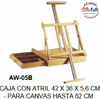 VALIJA PINTOR CAJA CON ATRIL 42 X 36 X 5,6CM - AW-05B - 3 CUOTAS SIN INTERES - DESCUENTOS POR PAGO EFECTIVO, DEBITO Y CREDITO EN UN PAGO