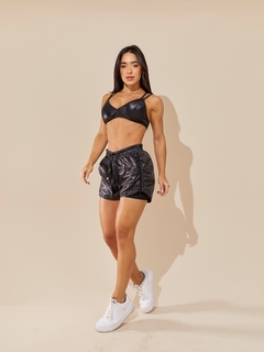Short duplo c/ cordinha - PEÇA ÚNICA  MODA FITNESS