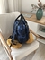 Mochila Maternal impermeable azul con almohadon de Lactancia