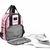 Mochila Maternal impermeable rosa