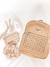 Combo mochila Mini Olivia con manta en corderito y cesto con ajuar de productos - Beloved Ajuar de Bebé