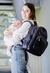 Mochila Maternal impermeable azul