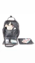 Mochila Maternal Impermeable Plateada