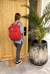 Combo Mochila Matilda Roja + Almohadón de Lactancia - tienda online