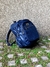 Mochila Maternal en Ecocuero Azul