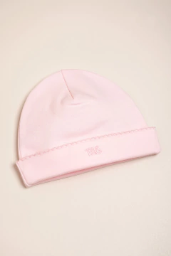 GORRO PIMA CON PICOT ROSA