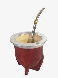 Combo Yerbero con filtro + Mate camionero + bombilla - thumate