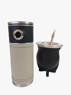 Combo Yerbero con filtro + Mate camionero + bombilla - comprar online