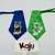 Gravata Reta M Patrulha Canina Verde e Azul - pct 10 UN