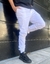 Jogger De Gabardina Cargo White