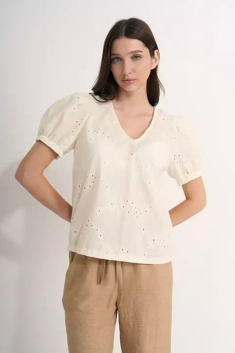 Blusa BRODERIE POISSY
