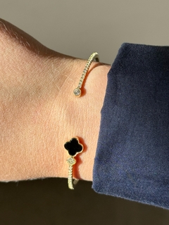 Pulsera semi esclava Plata Gold - Titanium