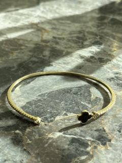 Pulsera semi esclava Plata Gold