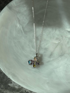 Conjunto Mariposa Plata - Titanium
