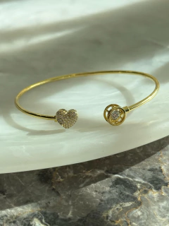 Pulsera semi esclava Plata Gold - comprar online