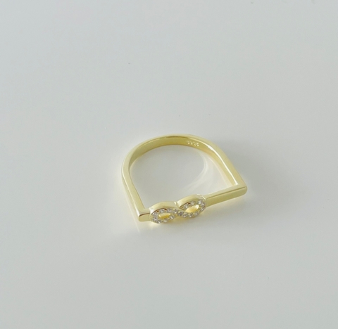Anillo infinito Plata doré