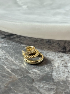 Aro Cuff Plata Gold