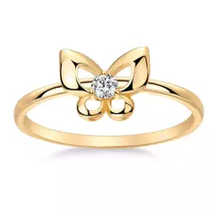 Anillo mariposa