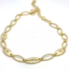 Pulsera plata dore