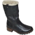 Bota Feminina Pegada Casual Couro Com Pelo 281492 Preto - comprar online