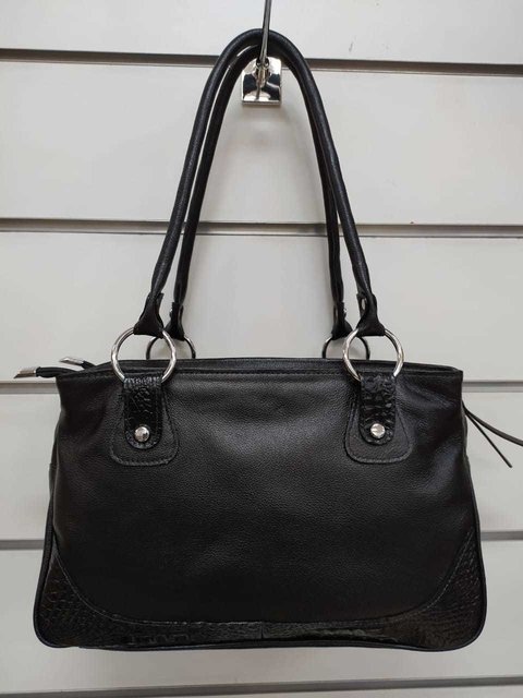 Bolsa Lancetti Couro 164 Preto