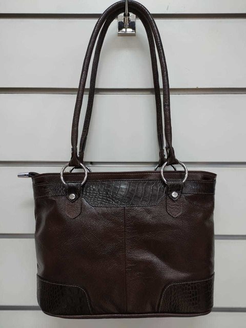 Bolsa Lancetti Couro 559 Marrom