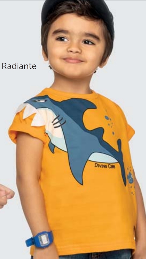 Camiseta Infantil Menino Angerô Estampa 21208 Radiante 03