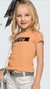 Blusa Infantil Menina Angerô Comforty Tira Pers 22130 Pollen 04
