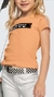 Blusa Infantil Menina Angerô Comforty Tira Pers 22130 Pollen 04 - comprar online