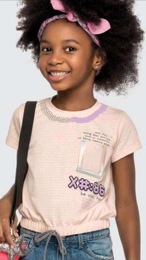 Blusa Infantil Menina Angerô Holly 22124 Poema 08