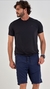 Camiseta Masculina Oyhan Respirável Poliamida T01-191 Preto Com Micro Furos - comprar online