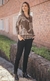 Blusa Feminina Telly Visco Rogeant Botão 2640 Verde Militar M