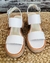 Sandalia 479 Bulwark Blanca - LOLA MORA CALZADOS