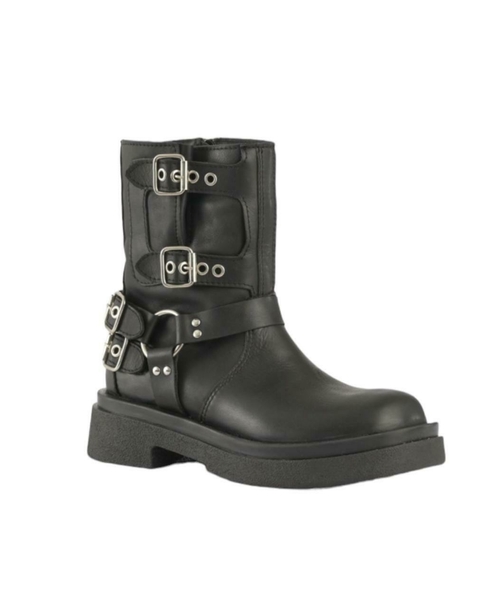 Bota borcego estilo motoquera Bulwark 8045