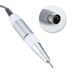 Caneta Branca P/ Motor Elétrico Unha Profissional Nail Dril (Telefone / Porquinho)