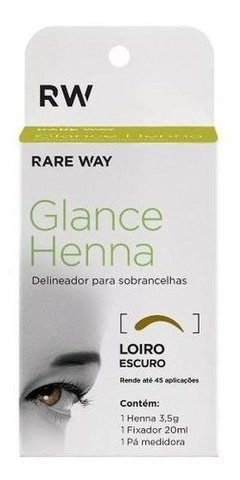 Henna Para Sobrancelhas Rareway Glance 3,5g - loja online