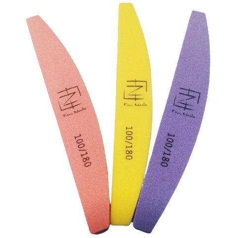 Lixas Larga Para Polimento Da Unha De Gel Acrigel 100/180