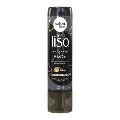 Condicionador Meu Liso Matizador Preto 300ml Salon