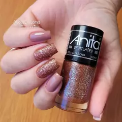 ESMALTE ANITA GLITTER DE MILHÕES A GATA É CARA na internet