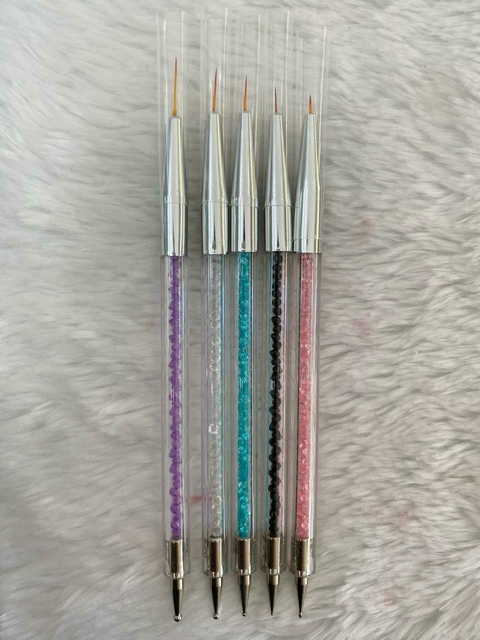 KIT 5 PINCEIS FINO COM BOLEADORES DAFU