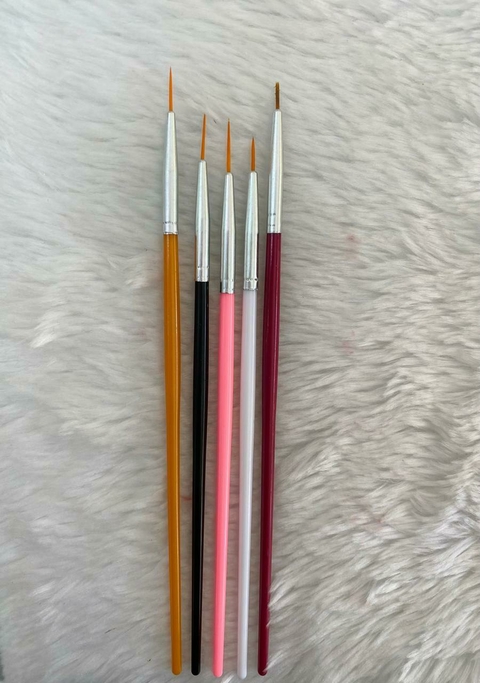 KIT 5 PINCEIS ULTRA FINO 00 DF-UP094010 DAFU