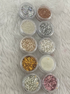 KIT 10 GLITTER GLOCADO E FINO SORTIDO - comprar online