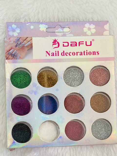 Kit Glitter Fino 06 Cores DAFU